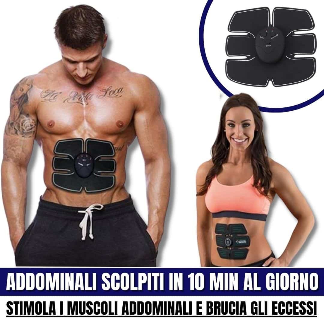 stimola muscoli addominali