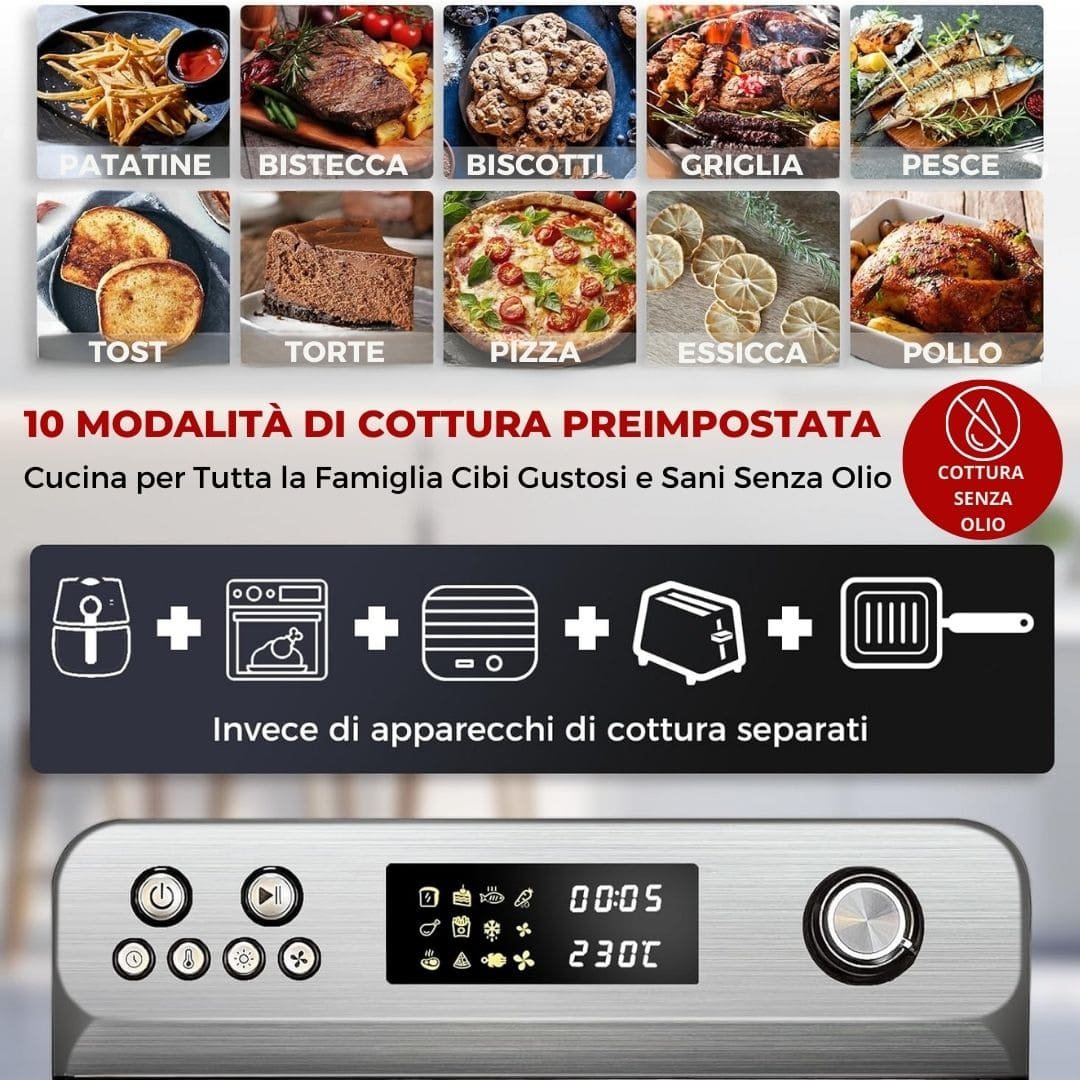 Friggitrice ad aria compatta